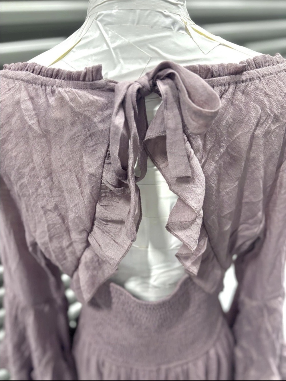 Joyfolie Devina Dress Lavender Ruffle Hi Lo Renaissance Fairycore Cottagecore Sm - Picture 9 of 15